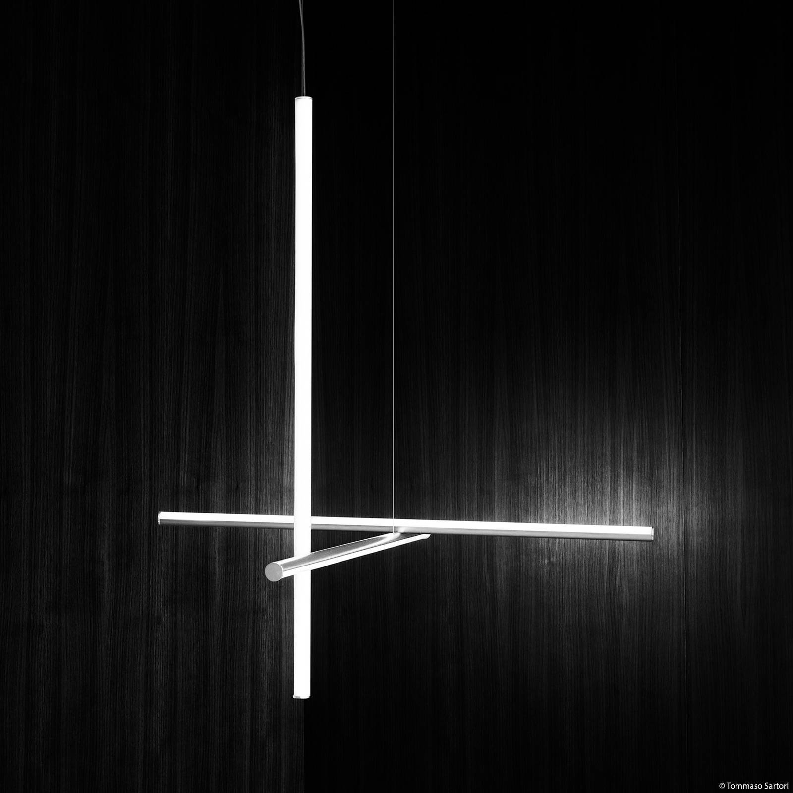 FLOS Coordinates C1 LED-Deckenleuchte, argent moon von Flos