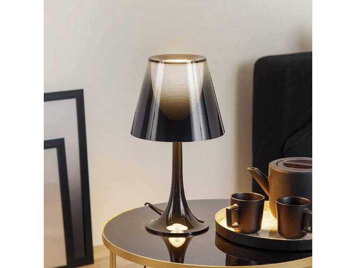 FLOS Design Tischlampe MISS K, dimmbar, schwarz, für Wohn- / Esszimmer, Kunststoff, Design, Tischlampe von Flos