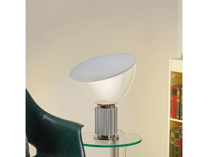 FLOS Design Tischlampe Taccia small, dimmbar, alu / grau / zink, für Wohn- / Esszimmer, Aluminium, Design, Tischlampe FLOS Design Tischlampe Taccia small, dimmbar, alu / grau / zink, für Wohn- / Esszimmer, Aluminium, Design, Tischlampe von Flos