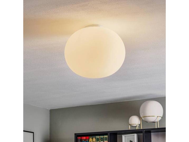 FLOS Design Deckenlampe GLO-BALL, dimmbar, weiß / opal, für Wohn- / Esszimmer, Glas, Design, Deckenlampe von Flos