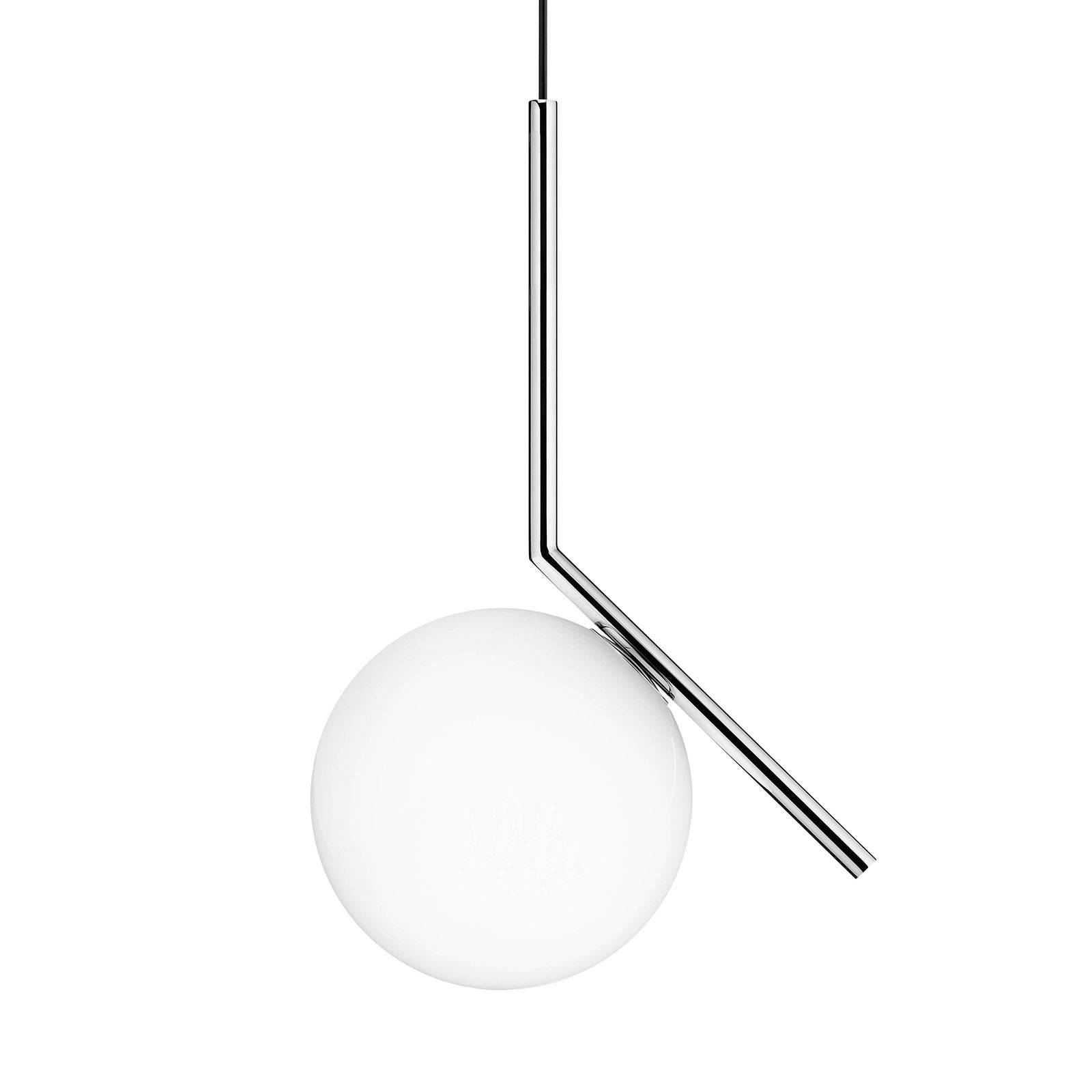 FLOS IC S1 Designer-Hängeleuchte, chrom Ø 20 cm von Flos