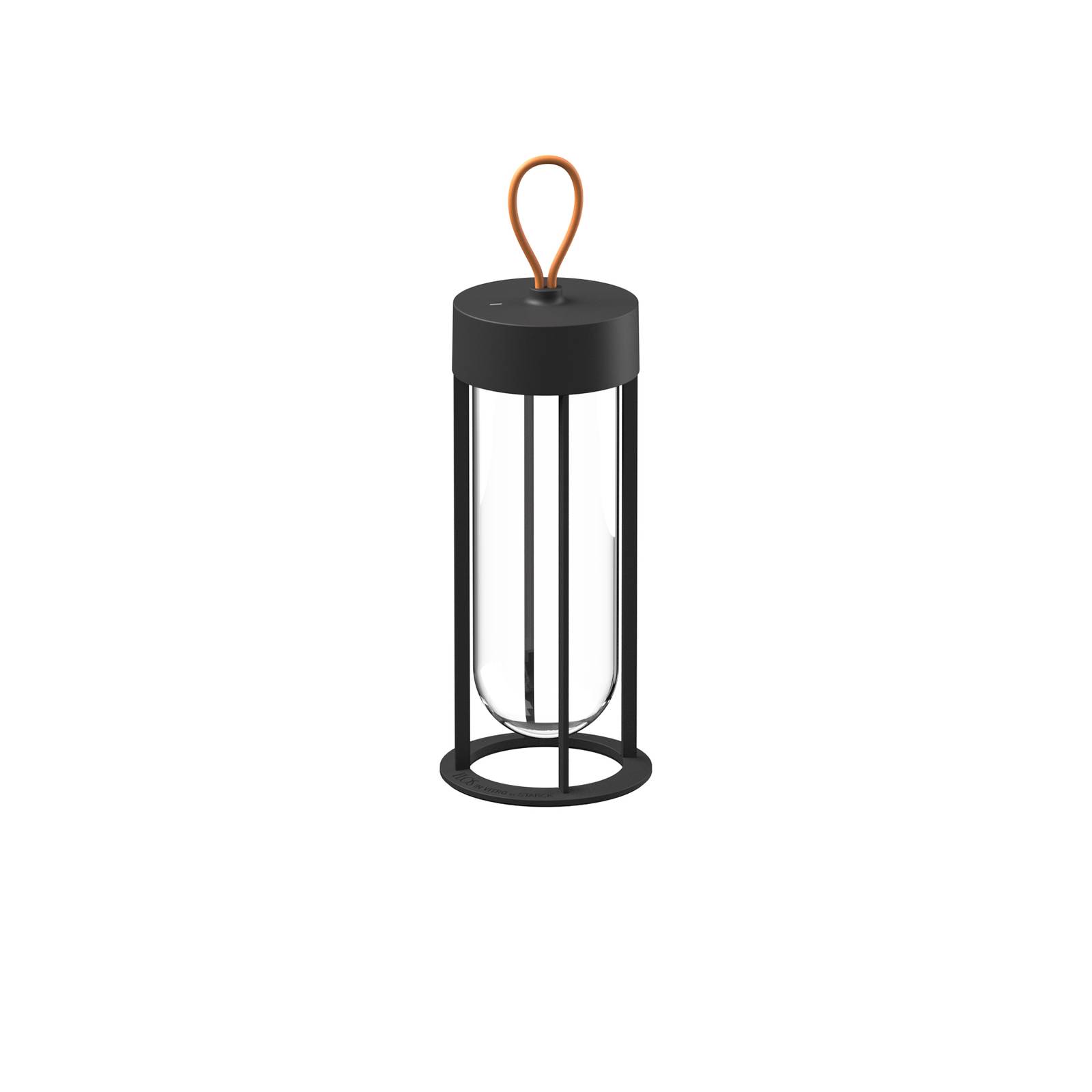 FLOS In Vitro Unplugged LED-Leuchte schwarz 2700K von Flos