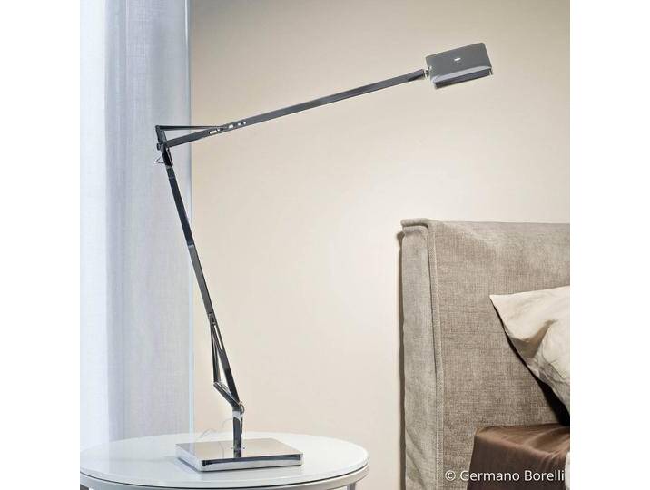 FLOS Design Tischlampe Kelvin Edge, alu / grau / zink, für Arbeitszimmer / Büro, Aluminium, Design, Tischlampe FLOS Design Tischlampe Kelvin Edge, alu / grau / zink, für Arbeitszimmer / Büro, Aluminium, Design, Tischlampe von Flos