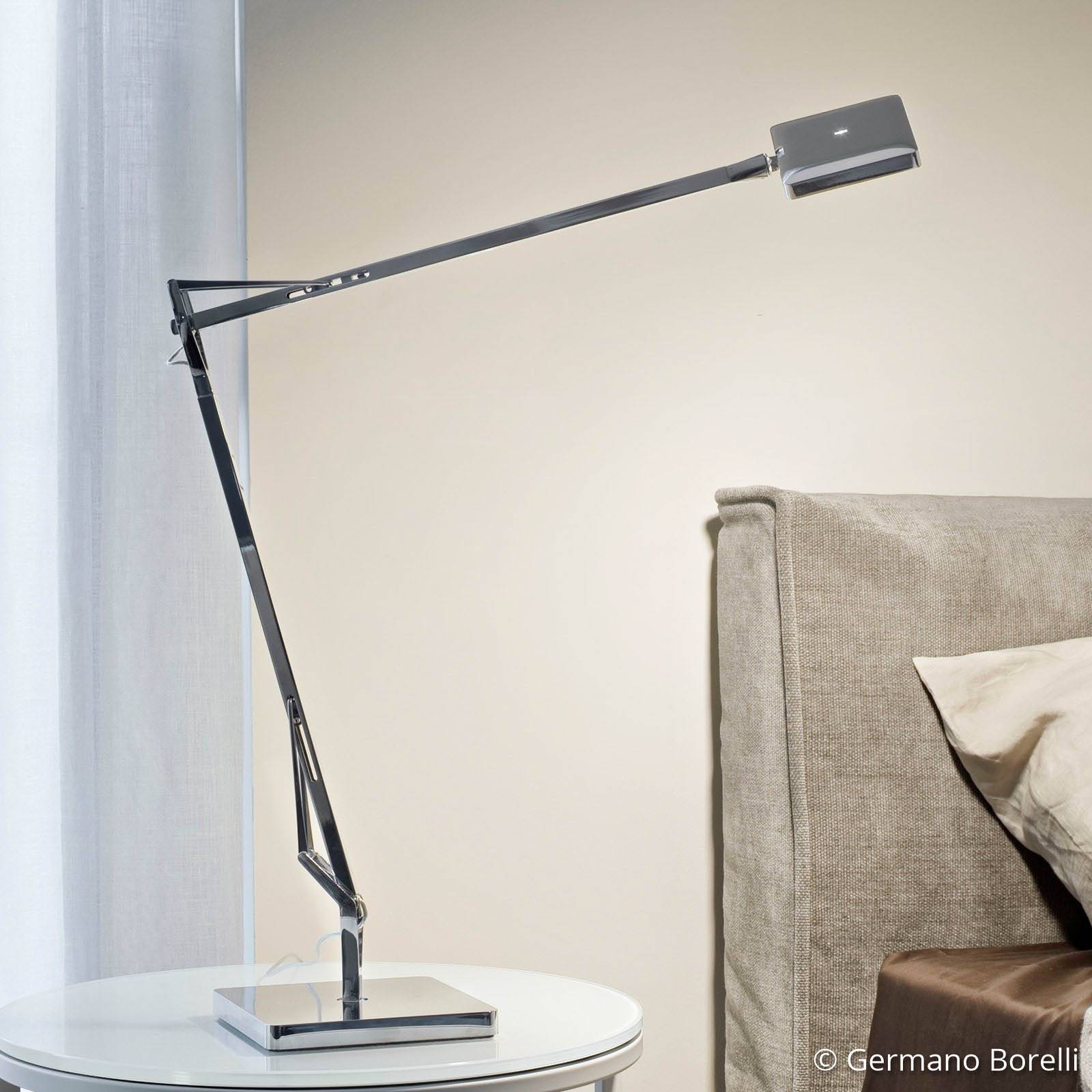 FLOS Kelvin Edge - LED-Schreibtischlampe anthrazit von Flos