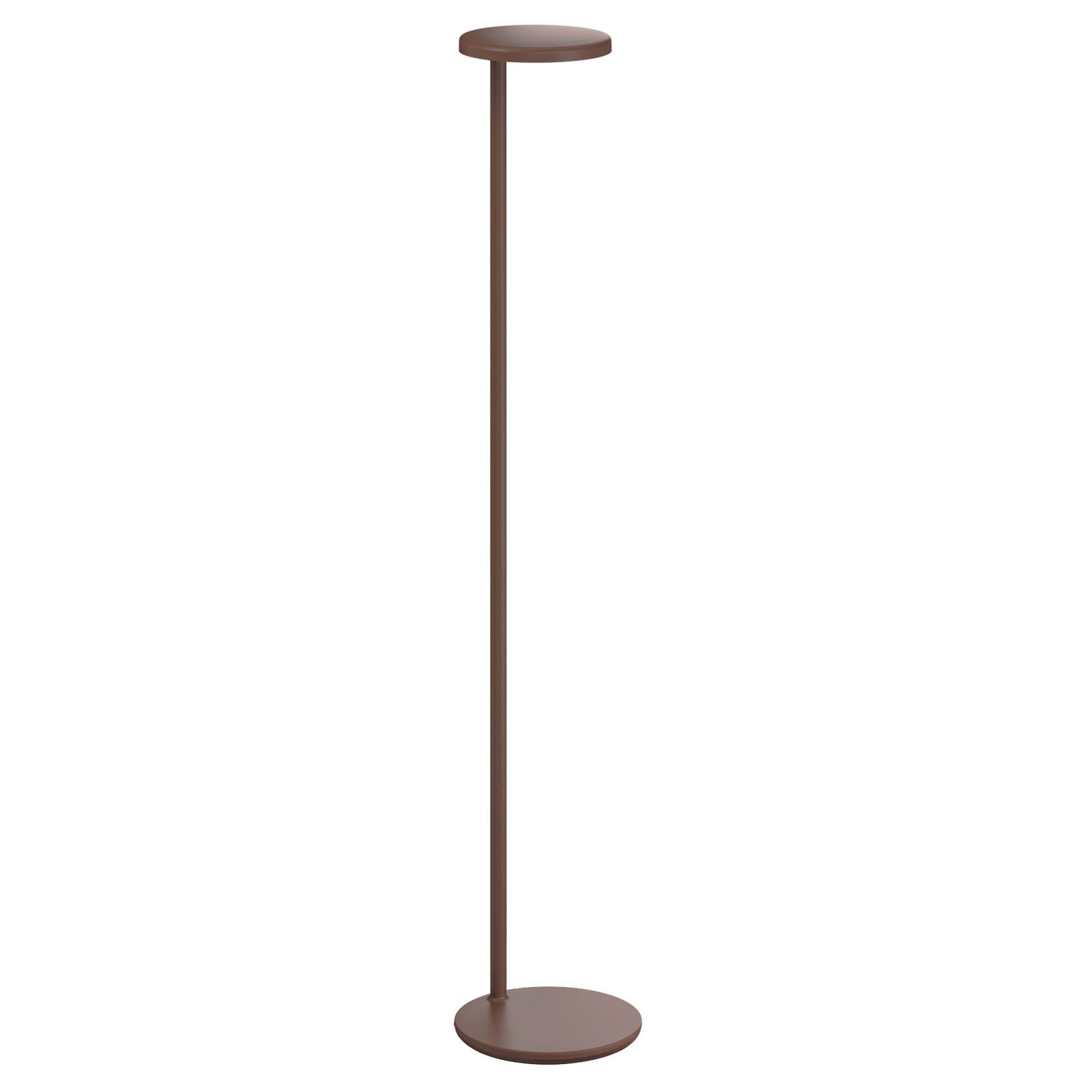 FLOS Oblique Floor LED-Stehlampe 927 USB braun von Flos