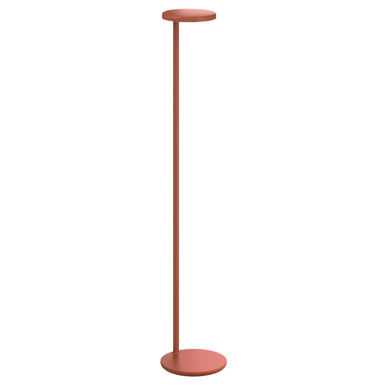 FLOS Oblique Floor LED-Stehlampe 927 USB rost von Flos