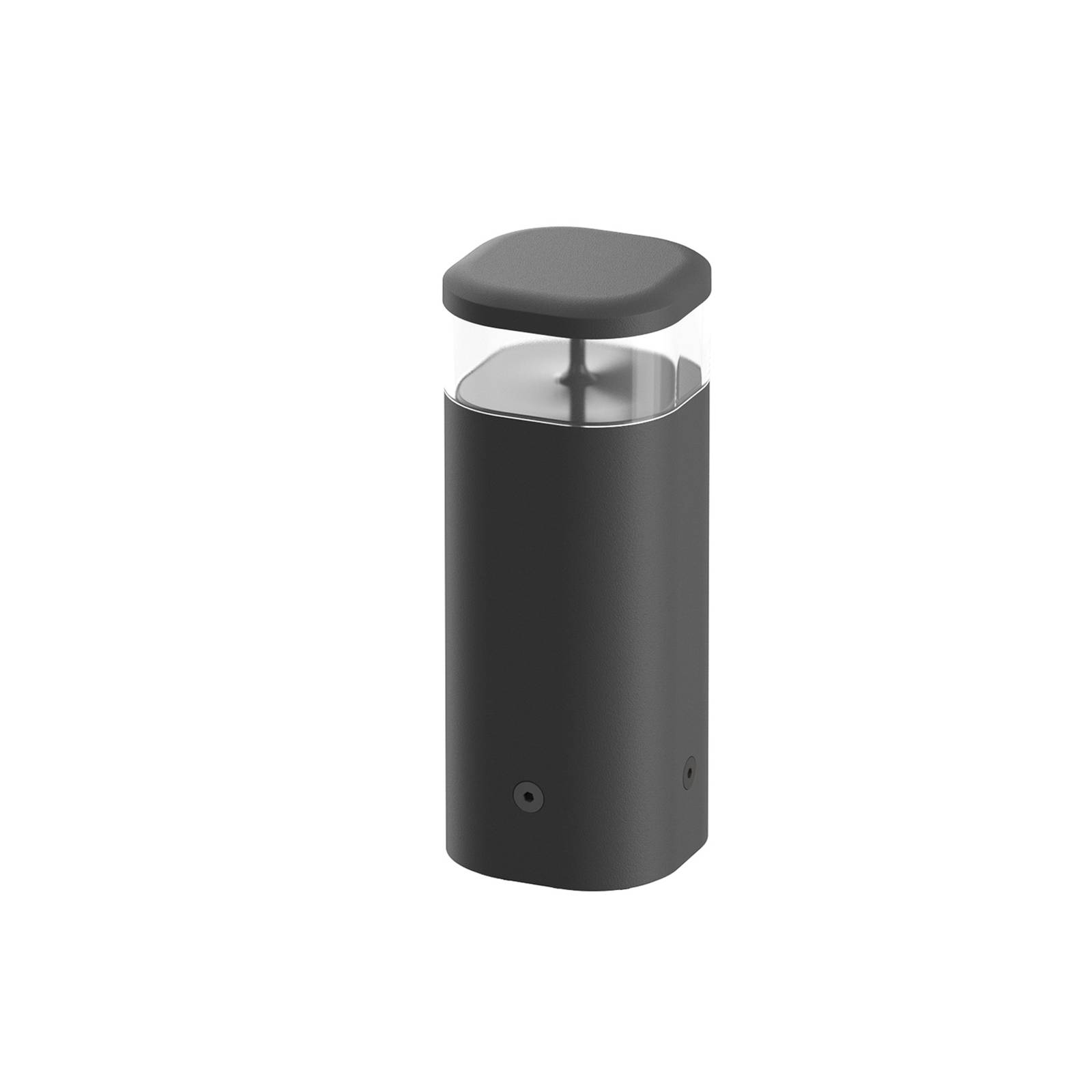 FLOS Pointbreak Bollard 2, 2.700K anthrazit 30cm von Flos