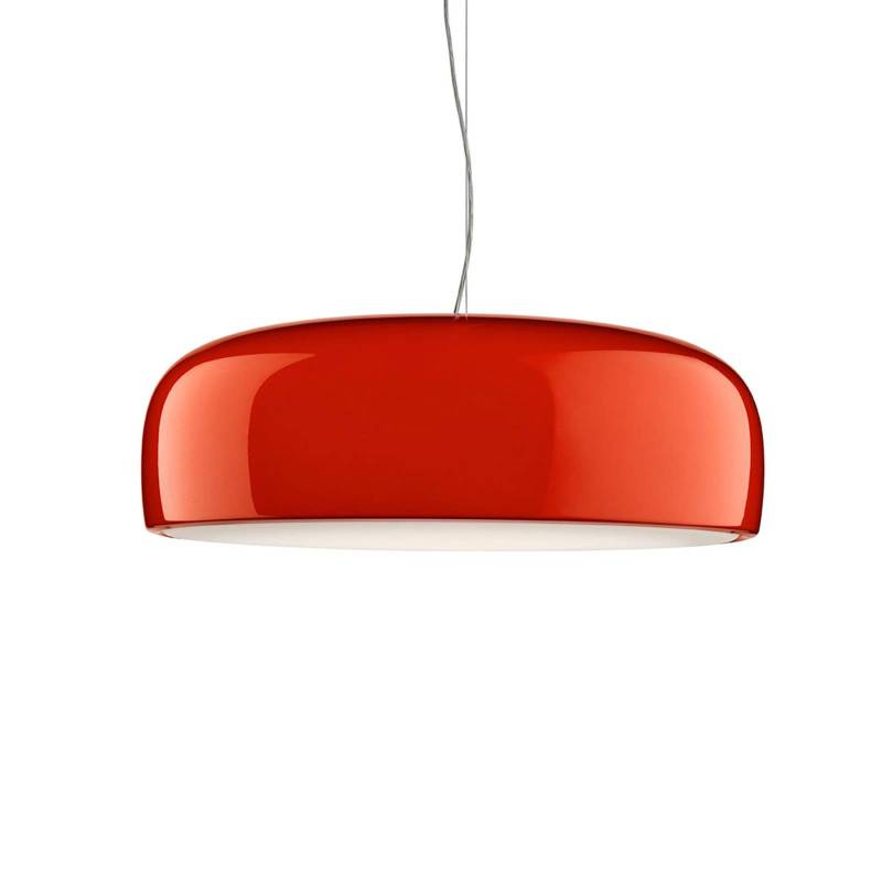 FLOS Smithfield S Pro DALI LED-Hängeleuchte, rot von Flos