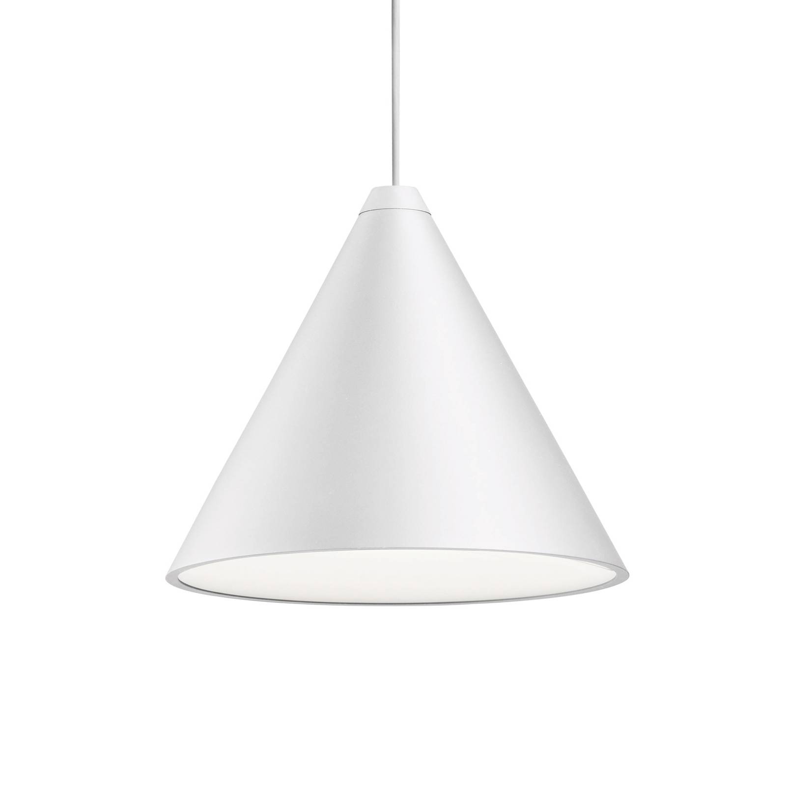 FLOS String Light Cone Hängelampe weiß 12m Touch von Flos