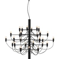 Flos 2097/30 Pendelleuchte inkl. LED 2200 K klar, schwarz matt von Flos