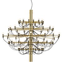Flos 2097/75 Pendelleuchte inkl. LED 2700 K frosted, Messing von Flos