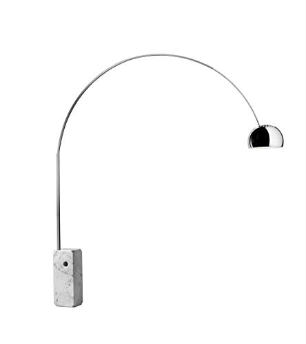 Flos ARCO Stehlampe, MRM, Edelstahl, 2200 x 240 x 2400 mm, 3 von Flos