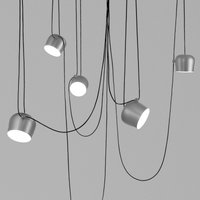 Flos Aim LED Pendelleuchte, 5-flg. von Flos