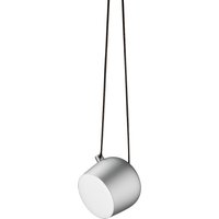 Flos Aim Small LED Pendelleuchte, B-Ware hellsilber eloxiert von Flos