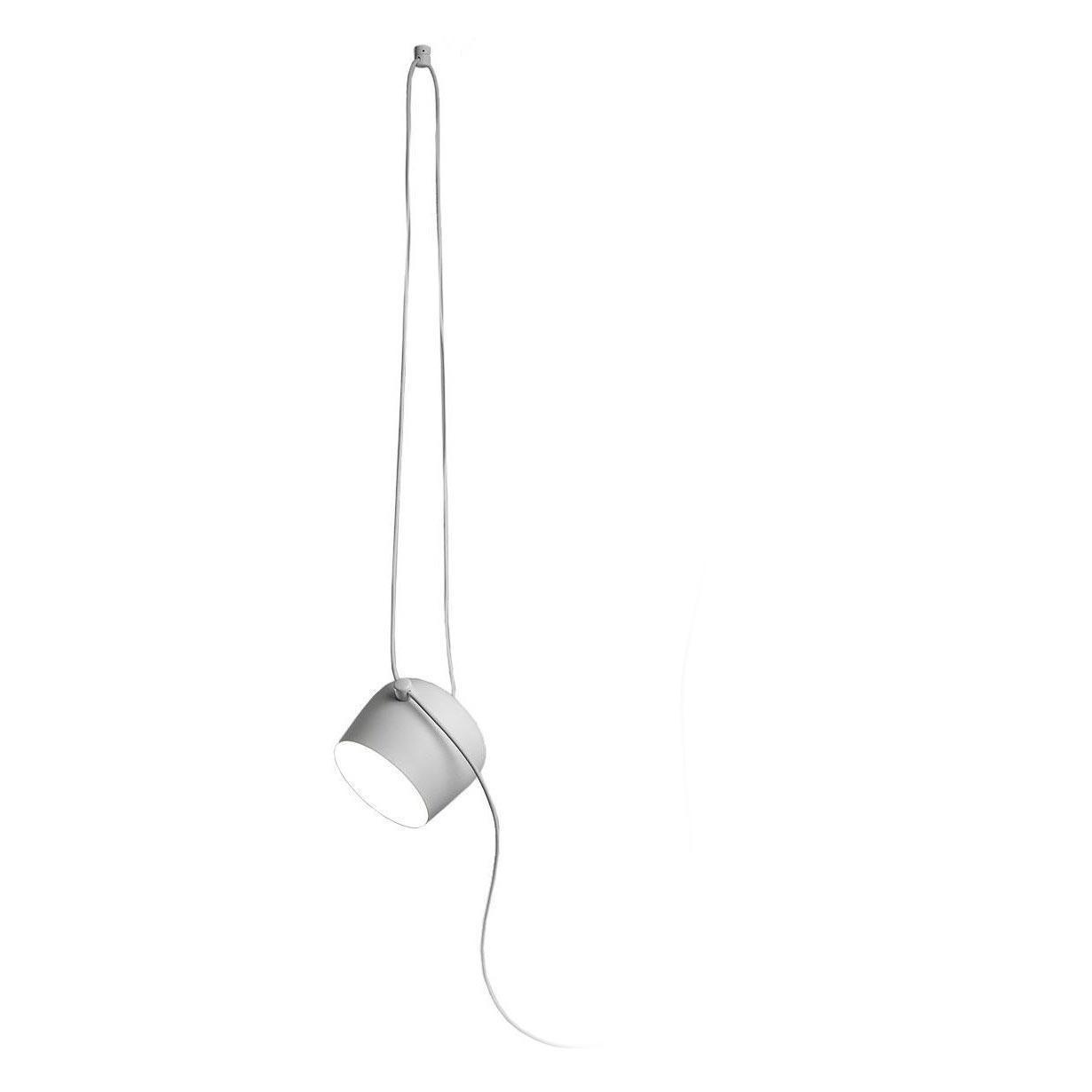 Flos - Aim Small LED Pendelleuchte - weiß/matt/Ø 17cm / 2700K / 1020lm/Regelung über TRIAC von Flos