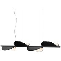 Flos Almendra Linear S4 LED Pendelleuchte anthrazit matt von Flos