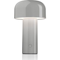 Flos Bellhop Battery LED Akkuleuchte grau glänzend von Flos