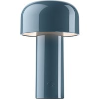 Flos Bellhop Battery LED Akkuleuchte graublau glänzend von Flos