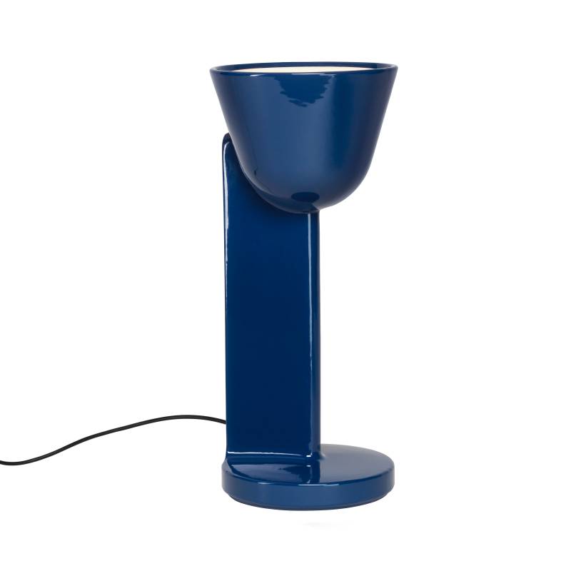 Flos - Céramique Up Tischleuchte - marineblau/lackiert/HxØ 50,4x22cm/Fassung 1xE27 max. 8W/ mit dimmer von Flos