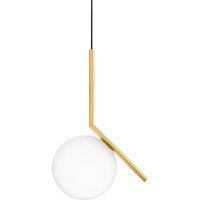 Flos IC S1 Pendelleuchte Messing gebürstet von Flos