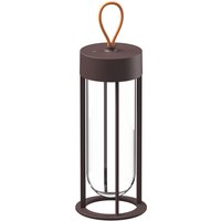 Flos In Vitro Unplugged LED Akkuleuchte, 2700 K dunkelbraun von Flos