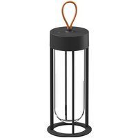 Flos In Vitro Unplugged LED Akkuleuchte, 3000 K schwarz von Flos