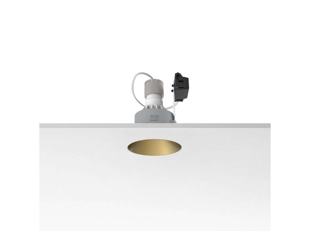 Flos - Kap 80 Fixed Round Einbauspots Gold Flos von Flos