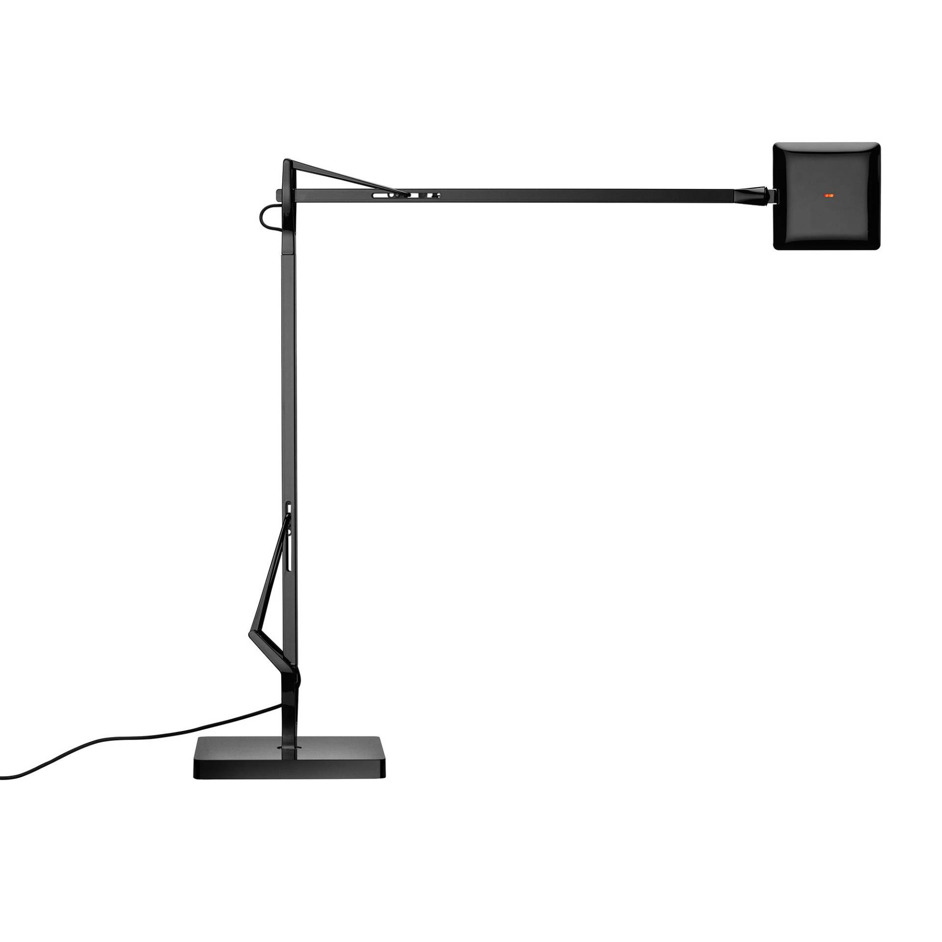 Flos - Kelvin Edge Basis LED Tischleuchte - schwarz/lackiert/LxBxH 47,3x15x41,4cm/mit Dimmer von Flos