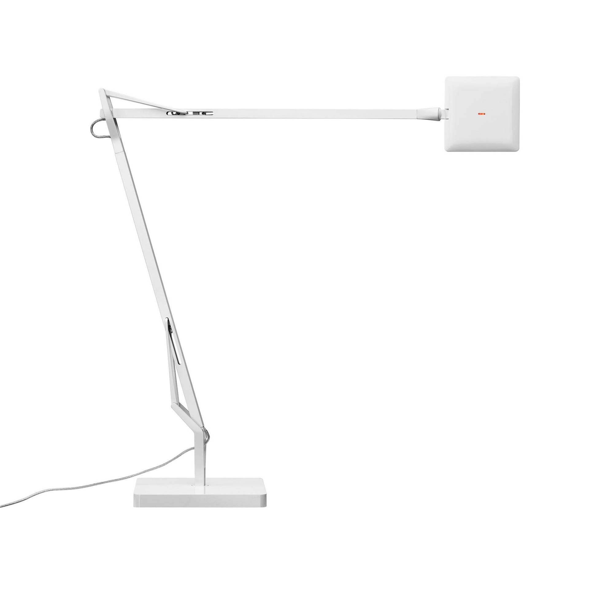 Flos - Kelvin Edge Basis LED Tischleuchte - weiß/lackiert/LxBxH 47,3x15x41,4cm/mit Dimmer von Flos