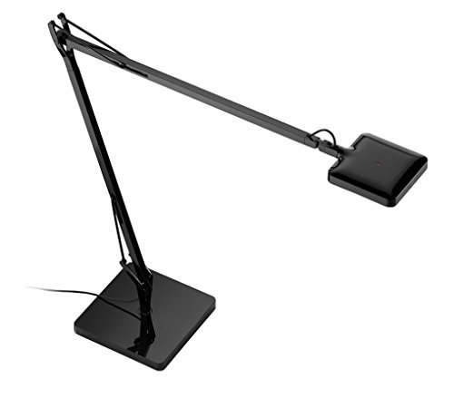 Flos Kelvin Led Basis Tischlampe in der Farbe Schwarz, aus Aluminium, Lichtquelle LED inklusive, 8W, 285lm, 2700K, F3311030 von Flos