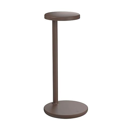 Flos LED Tischlampe Oblique Braun by Vincent Van Duysen, 8W, Innenbereich, 15,5x 35cm, 09.8300.DW von Flos