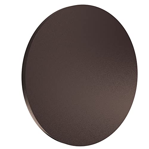 Flos LED Wandbeleuchtung Camouflage 3000K Aluminium/Poycarbonat Tiefbraun, Durchmesser: 24cm, F1316018 von Flos