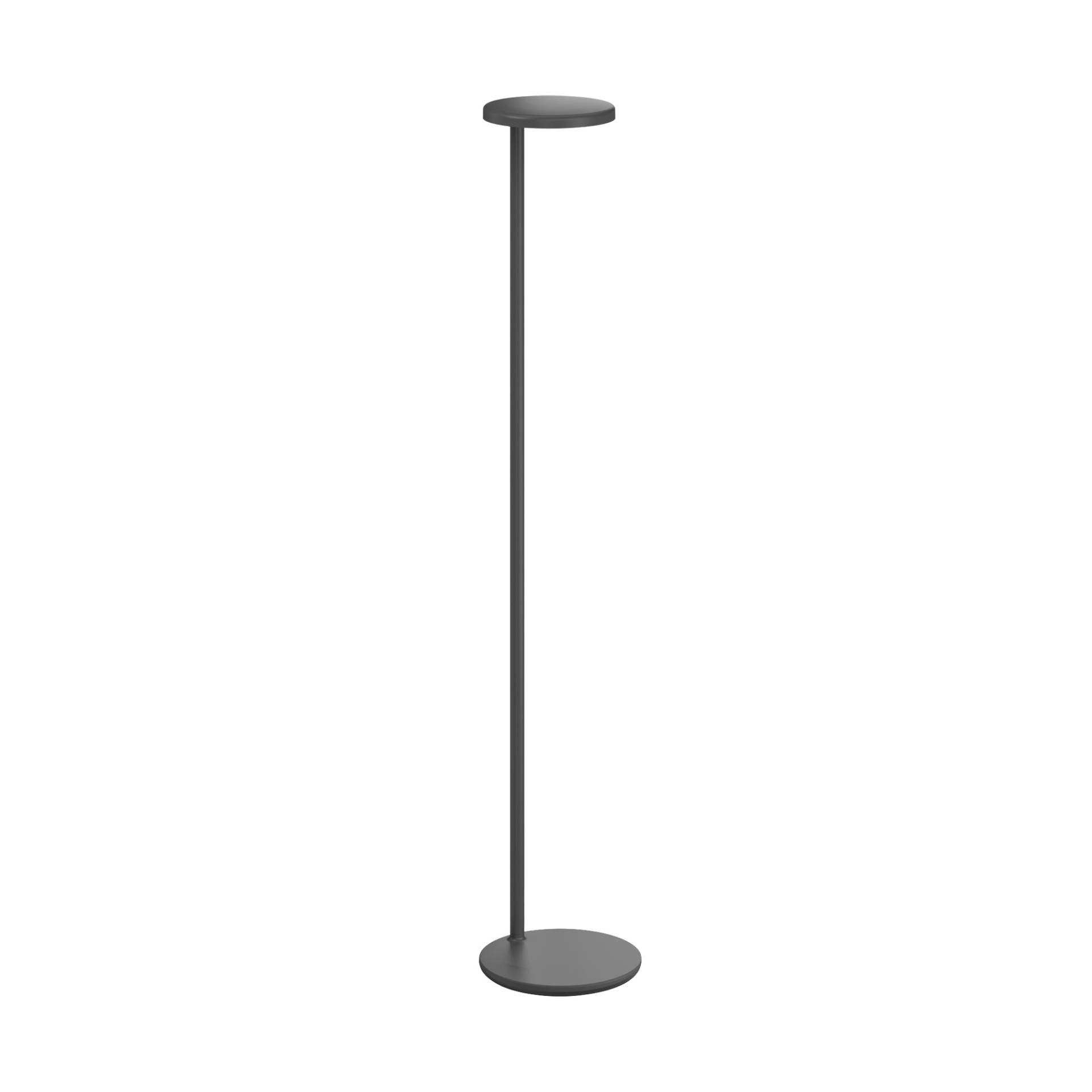 Flos - Oblique LED Stehleuchte - anthrazit/H 107,4cm x Ø 15,5cm von Flos