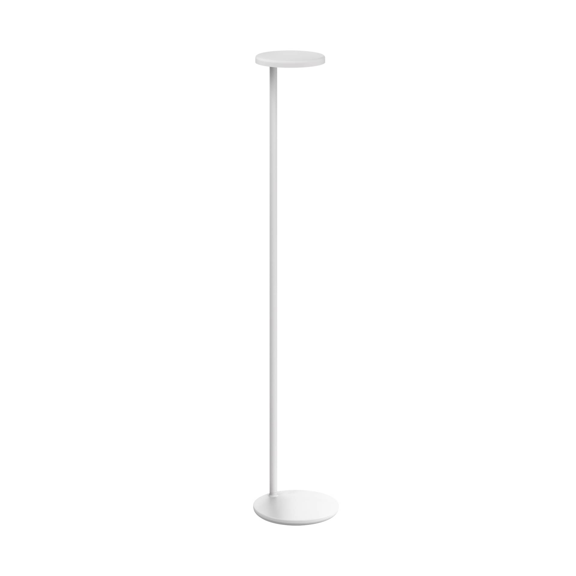 Flos - Oblique LED Stehleuchte - weiß/H 107,4cm x Ø 15,5cm von Flos