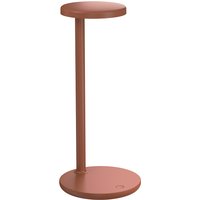 Flos Oblique Qi LED Tischleuchte rostrot matt Flos Oblique Qi LED Tischleuchte rostrot matt von Flos