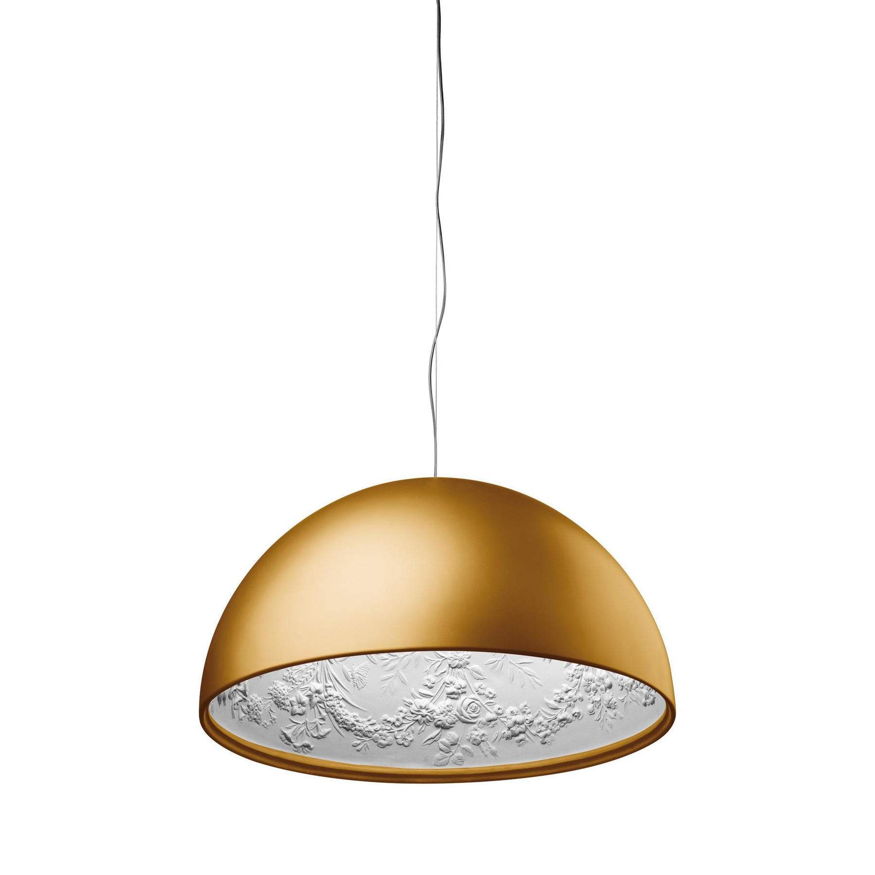 Flos - Skygarden Small Pendelleuchte - gold/matt/H 19,7cm x Ø 40cm von Flos