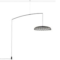 Flos Skynest Motion LED Boden-Pendelleuchte anthrazit von Flos