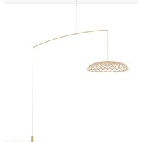 Flos Skynest Motion LED Boden-Pendelleuchte mandelfarben von Flos
