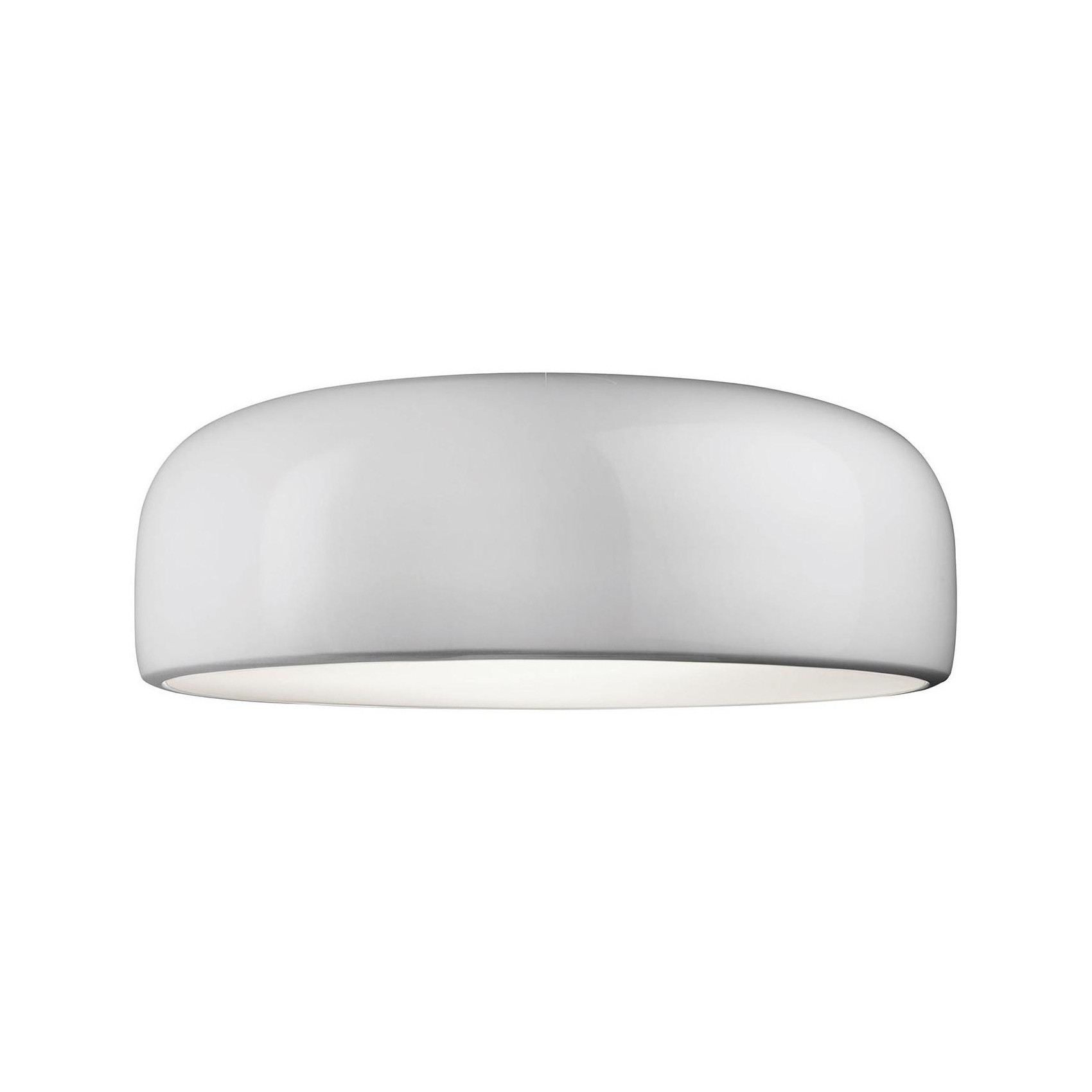 Flos - Smithfield C LED Deckenleuchte - weiß/glänzend/H:21.5 x Ø 60cm/2700K/2720lm von Flos