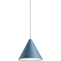 Flos String Light Cone LED Pendelleuchte, App Control 12 m Kabel, blau von Flos