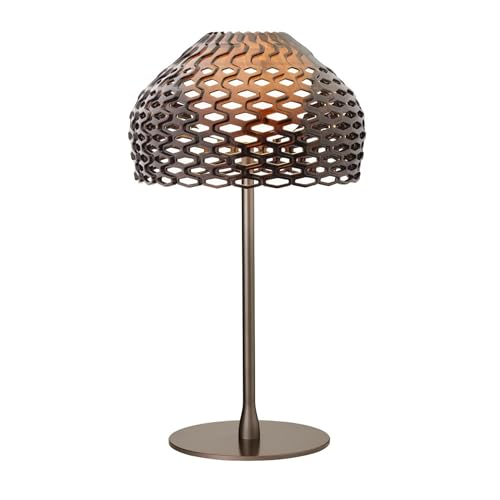 Flos Tatou Table Tischleuchte von Designerin Patricia Urquiola aus Polykarbonat in der Farbe Ocre Grey, Dimmbar, 50x28 cm Flos Tatou Table Tischleuchte von Designerin Patricia Urquiola aus Polykarbonat in der Farbe Ocre Grey, Dimmbar, 50x28 cm von Flos