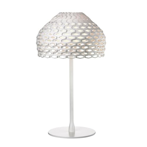 Flos Tatou Table Tischleuchte von Designerin Patricia Urquiola aus Polykarbonat in der Farbe White, Dimmbar, 50x28 cm Flos Tatou Table Tischleuchte von Designerin Patricia Urquiola aus Polykarbonat in der Farbe White, Dimmbar, 50x28 cm von Flos