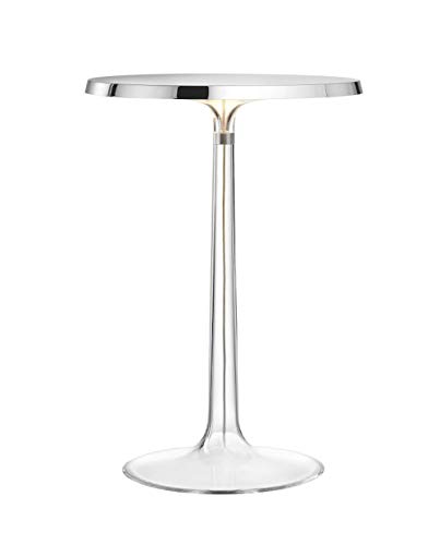 Flos Tischlampe Bon Jour in der Farbe Chrom, aus Polimetilmethacrylat hergestellt, dimmbar,Größe: 41x32cm, F1032057 Flos Tischlampe Bon Jour in der Farbe Chrom, aus Polimetilmethacrylat hergestellt, dimmbar,Größe: 41x32cm, F1032057 von Flos