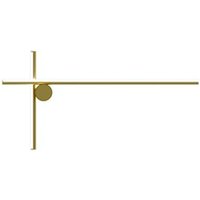 Flos - gebraucht] Wandleuchte Leuchte Led Coordinates Champagner Aluminium Diffusor 80 Cm B-Ware von Flos