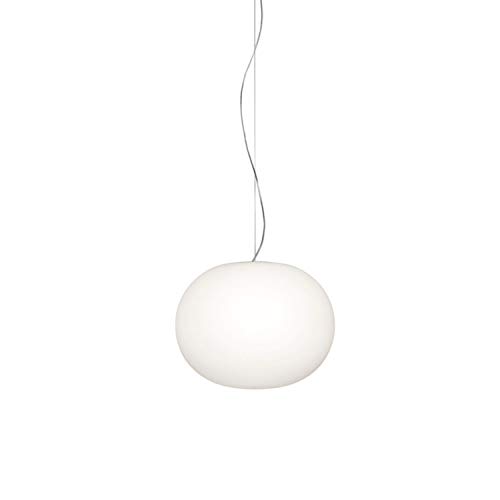 Glo-Ball F3010061 Hängelampe, Diffusor aus mundgeblasenem Glas, 250 W, 45 x 45 x 36 cm, Weiß von Flos