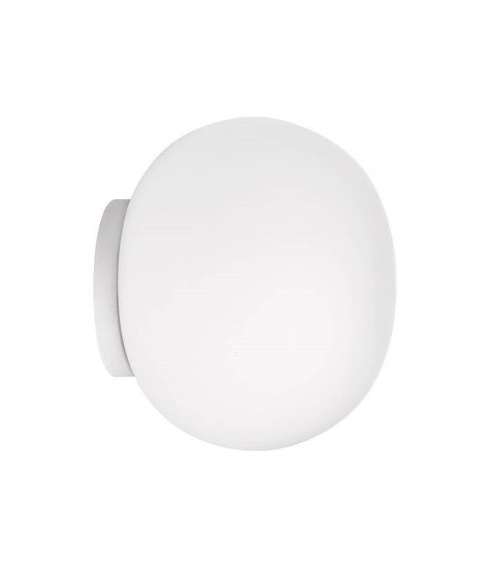 Flos - Glo-Ball Mini C/W Wand/Deckenleuchte Montering Spiegel von Flos