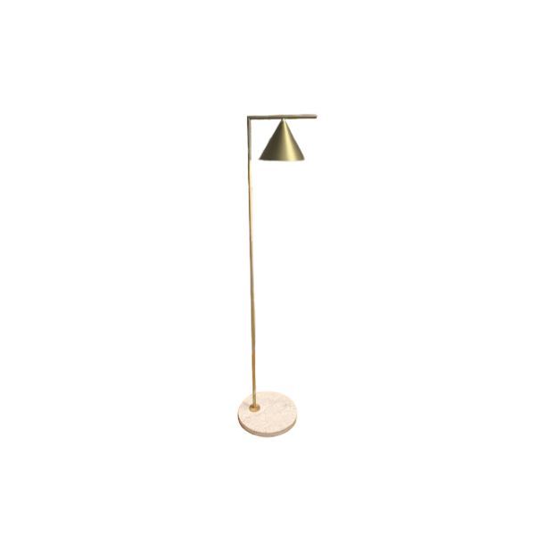 Stehlampe Captain Flint aus Messing und Marmor von Michael Anastassiades, Flos von Flos
