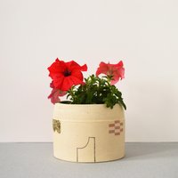 Keramik Topf/ Pflanzer/ Gefäß von Floti