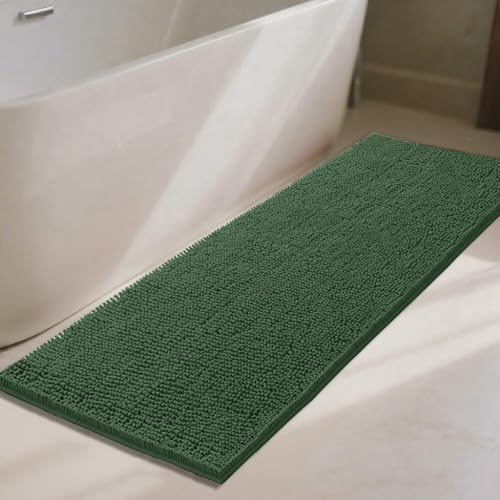 Flotstiga Badezimmerteppich, 70 x 24 cm, super saugfähig, weich, dick, maschinenwaschbar, Chenille-Badvorleger, rutschfester WC-Bodenteppich, Badematten für Badezimmerboden, Heimdekor-Zubehör Flotstiga Badezimmerteppich, 70 x 24 cm, super saugfähig, weich, dick, maschinenwaschbar, Chenille-Badvorleger, rutschfester WC-Bodenteppich, Badematten für Badezimmerboden, Heimdekor-Zubehör von Flotstiga