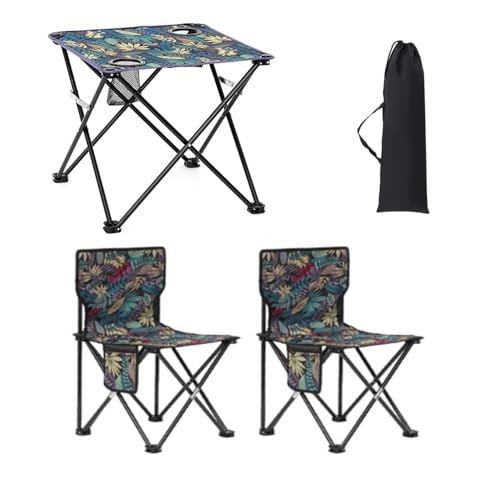 Floving 2 Stück Tragbarer Campingstuhl für Erwachsene, Strandstuhl Klappbar, Campingstühle Faltbare und Leichte Campingstühle (Set Grün) von Floving